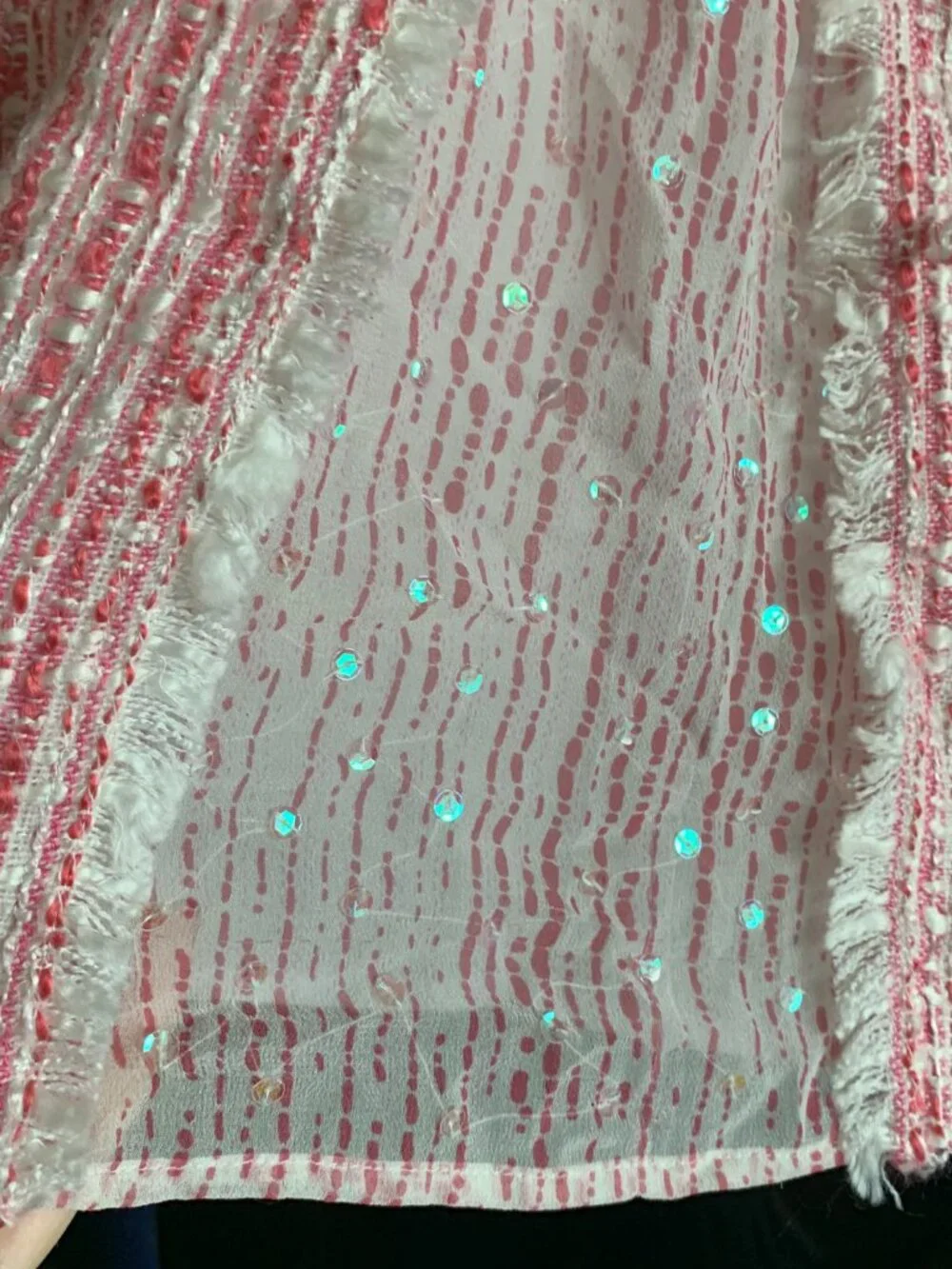 WD.NY Knee Length PINK SKIRT SIZE 8 91% ACRYLIC, 7% RAYON, 2% POLYESTER NWT - Picture 2 of 12
